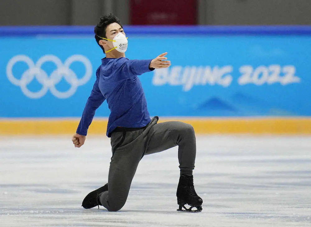 【画像・写真】チェンが北京入り後初の練習、羽生との戦い「彼と会えるのが楽しみ」