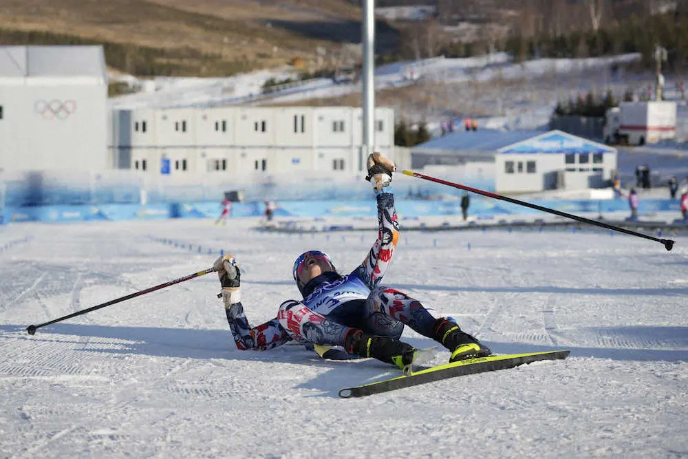 大会金1号はスキー距離女子複合のヨーハウグ　石田27位　聖火最終走者のウイグル族選手は43位