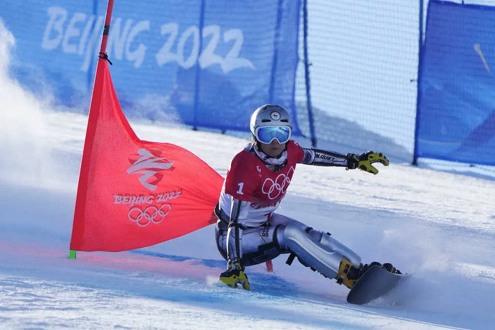 雪のリアル二刀流女王が連覇でまず1冠　北京五輪スノーボード・パラレル大回転女子