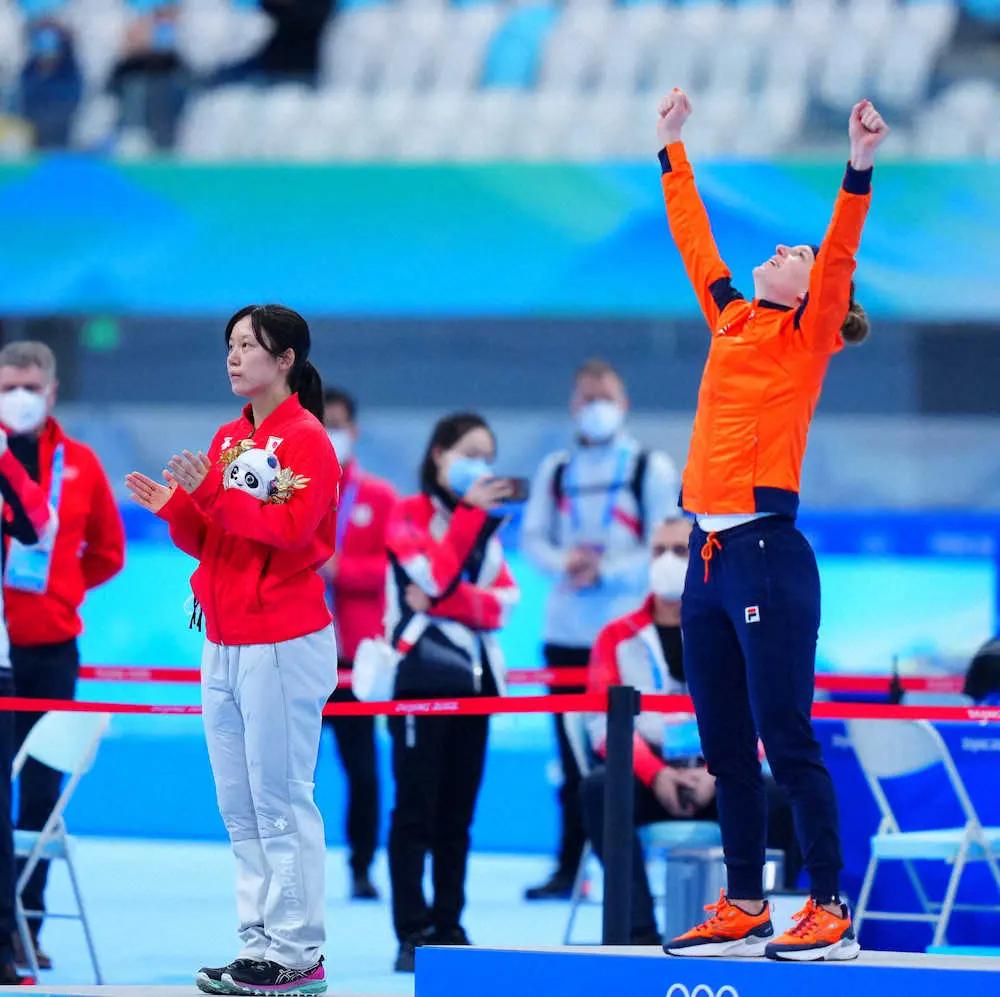 高木美帆　本命1500メートルで2大会連続銀「率直に悔しい」…冬季日本勢最多4個目メダルも