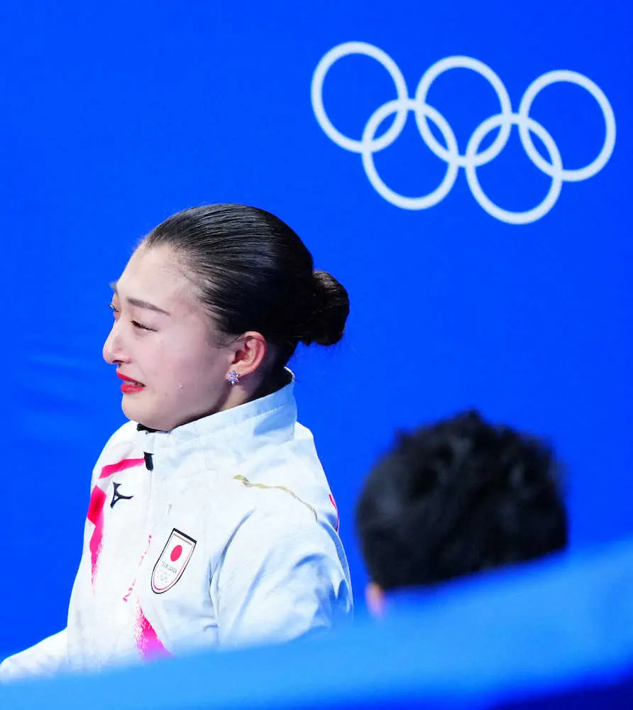 坂本花織が銅メダルに号泣　自己ベスト233・13点　4歳から築きあげた中野コーチとの技の質