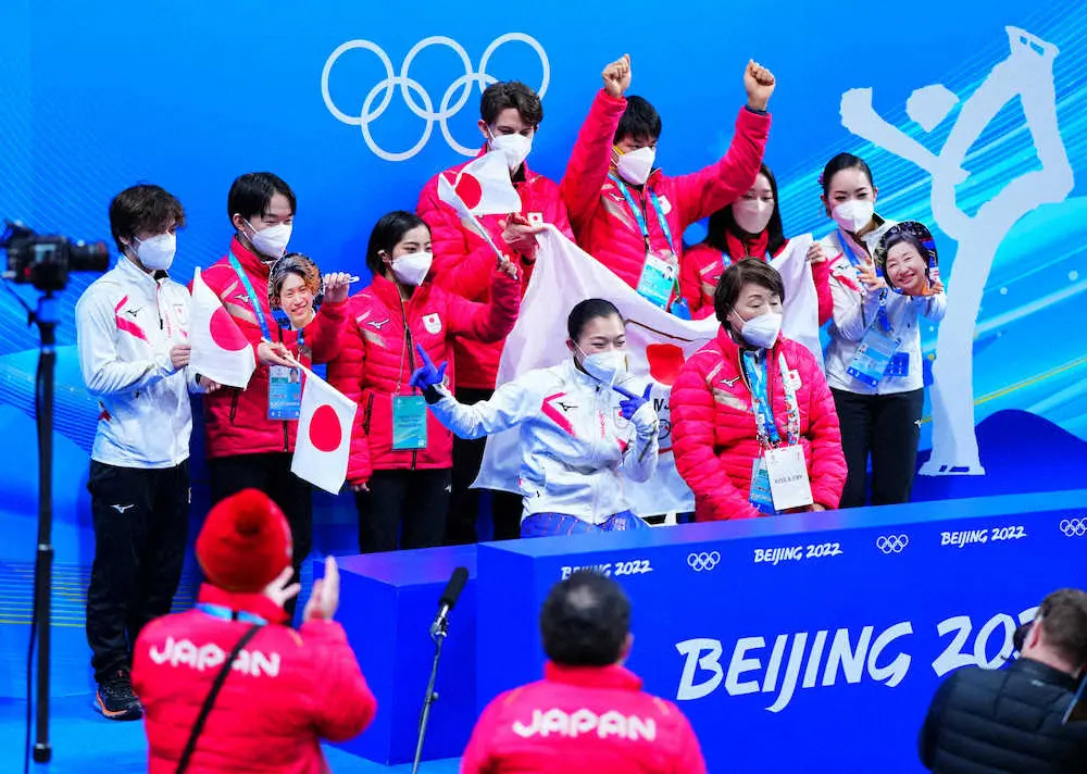 フィギュア団体　メダルが日本に届けばセレモニー開催も検討