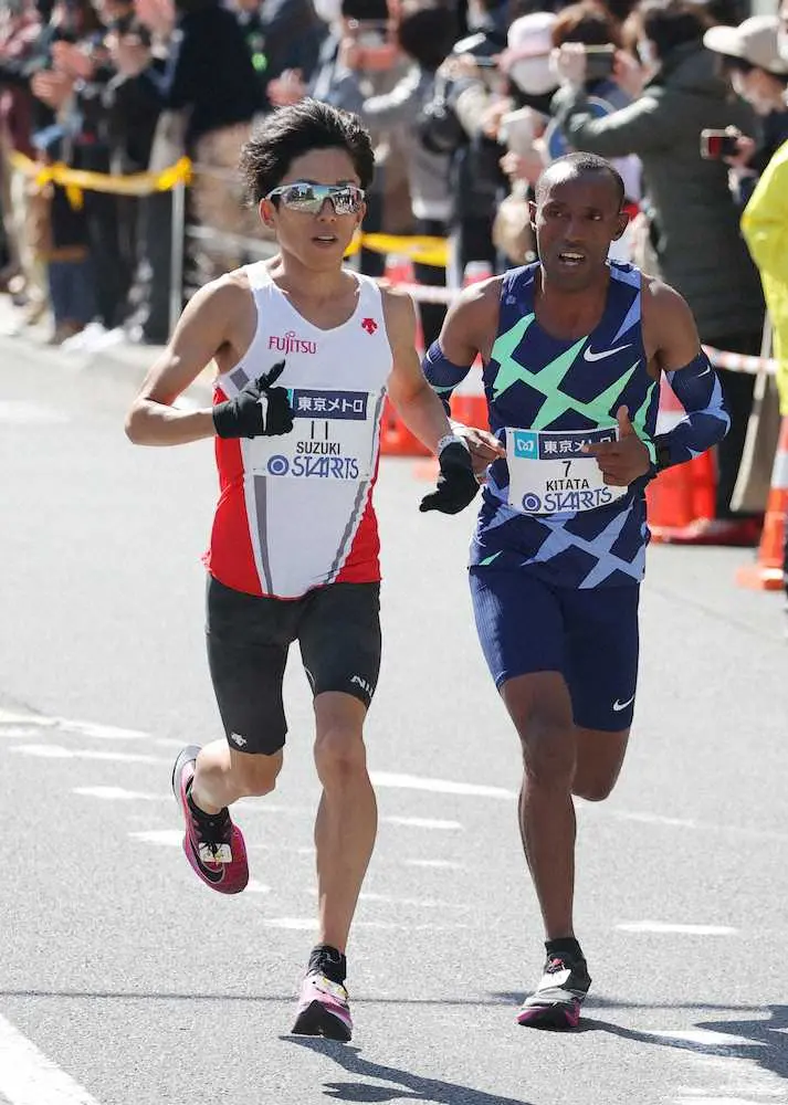 【東京マラソン・男子】鈴木健吾が日本人トップ！自らの日本記録に迫る2時間05分28秒マーク