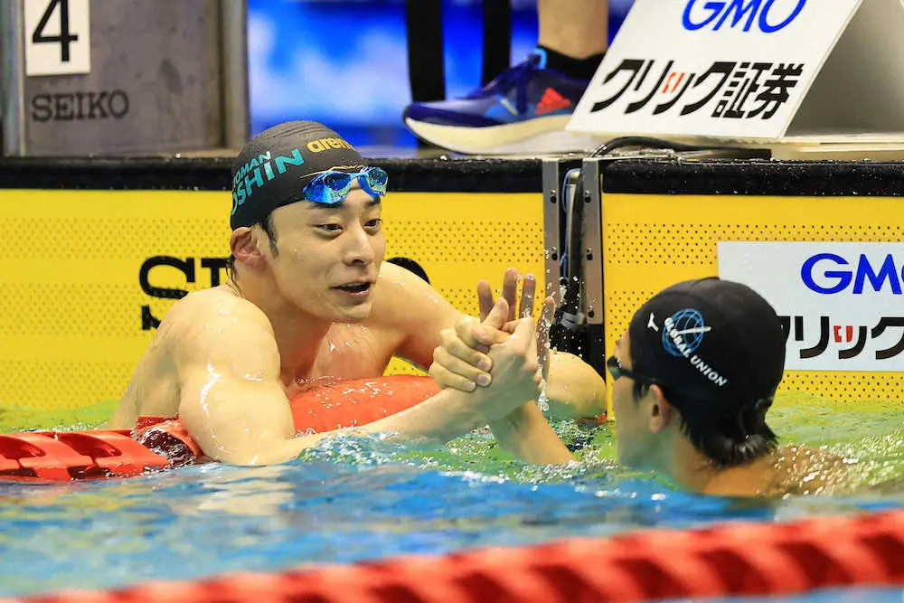 入江　男子100背泳ぎ9連覇！52秒台出し「びっくり。間違っているのかと」
