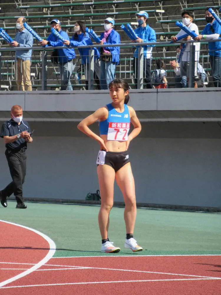 田中希実　4分11秒27で2位「何をするにしてもやる気が…」　中部実業団対抗1500メートルに出場