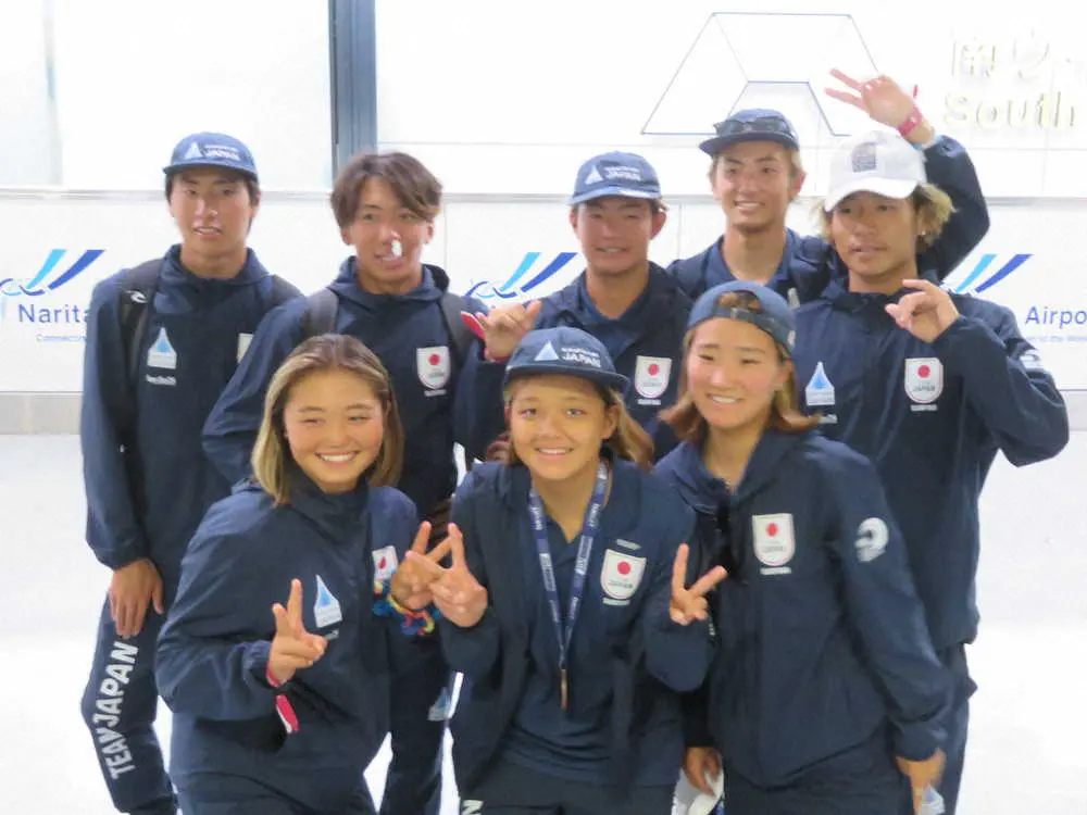 サーフィン池田美来「楽しさ味わえた」世界ジュニア初出場で銅メダル