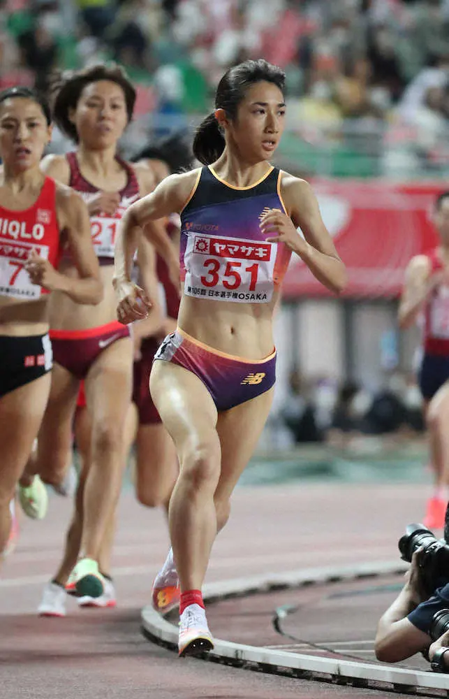 【陸上】田中希実　女子1500でまず1冠、世界選手権代表に内定「楽しめるレースができれば」