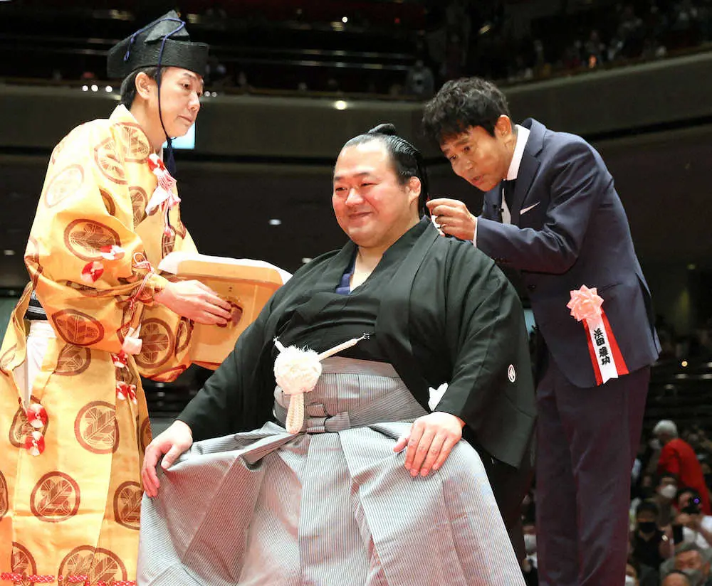 浜田雅功「ダメです!!」と断られていた　断髪式で元豊ノ島を笑顔にさせた言葉とは…