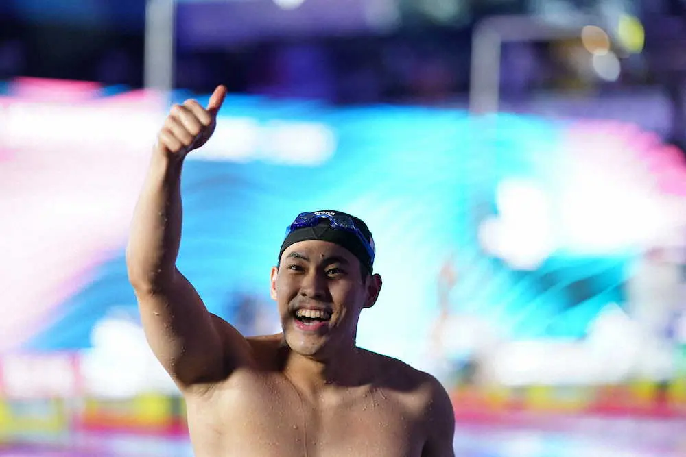 本多が200Mバタで銅　今大会日本競泳陣初メダル「ホッとしている」世界新で優勝のミラクには完敗