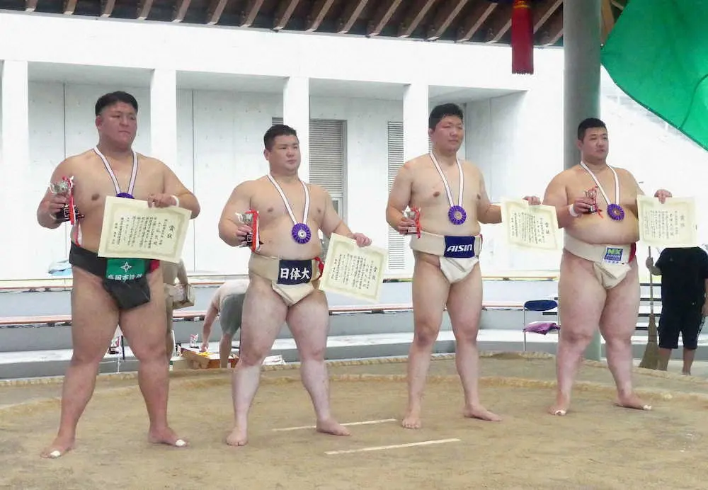 五十嵐敦が4度目V　ワールドゲームズへ「弾みに」　東日本実業団相撲選手権　個人無差別級