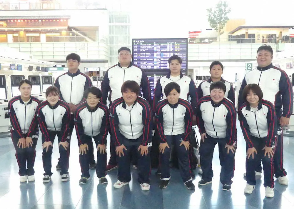 相撲日本代表選手団がワールドゲームズへ出発　3年ぶりの世界大会へ、それぞれの決意