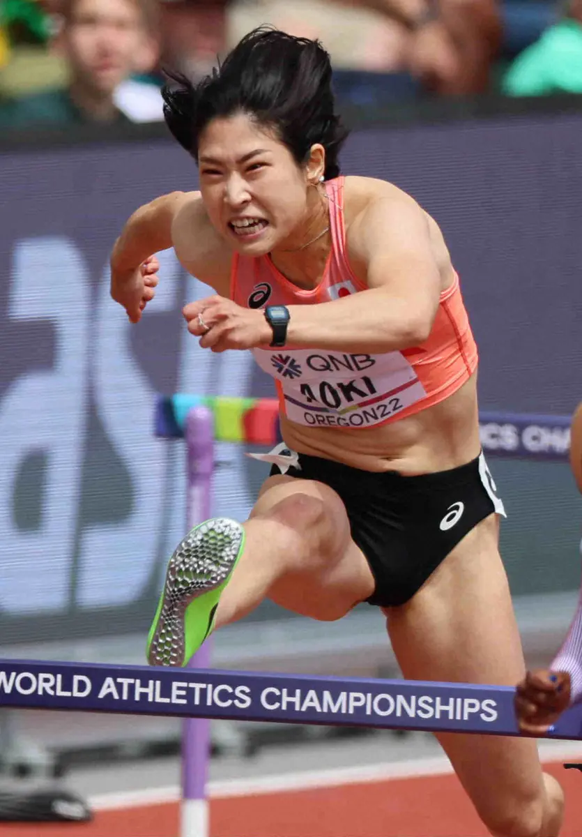 【世界陸上】女子100m障害準決勝・青木益未　2組6位で決勝進出ならずも「思い切りいけた」