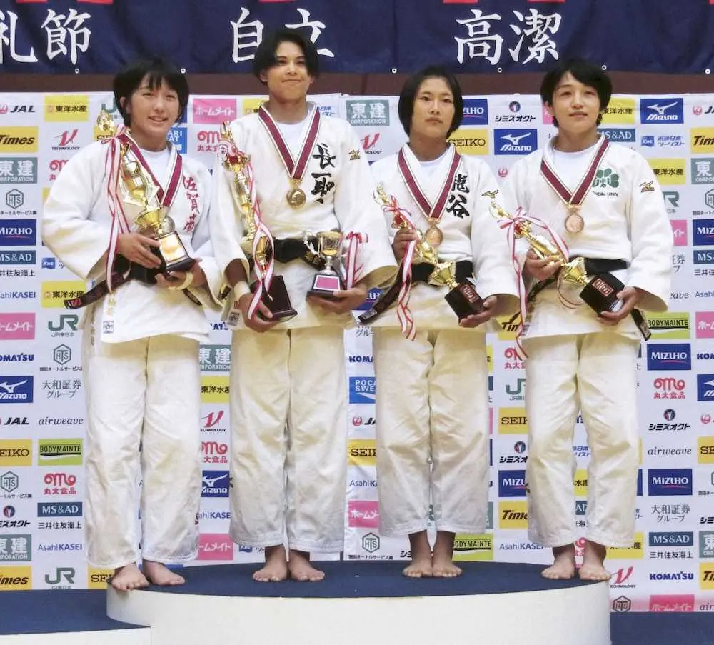 女子52キロ級・横田　オール一本で初優勝　柔道全日本ジュニア選手権