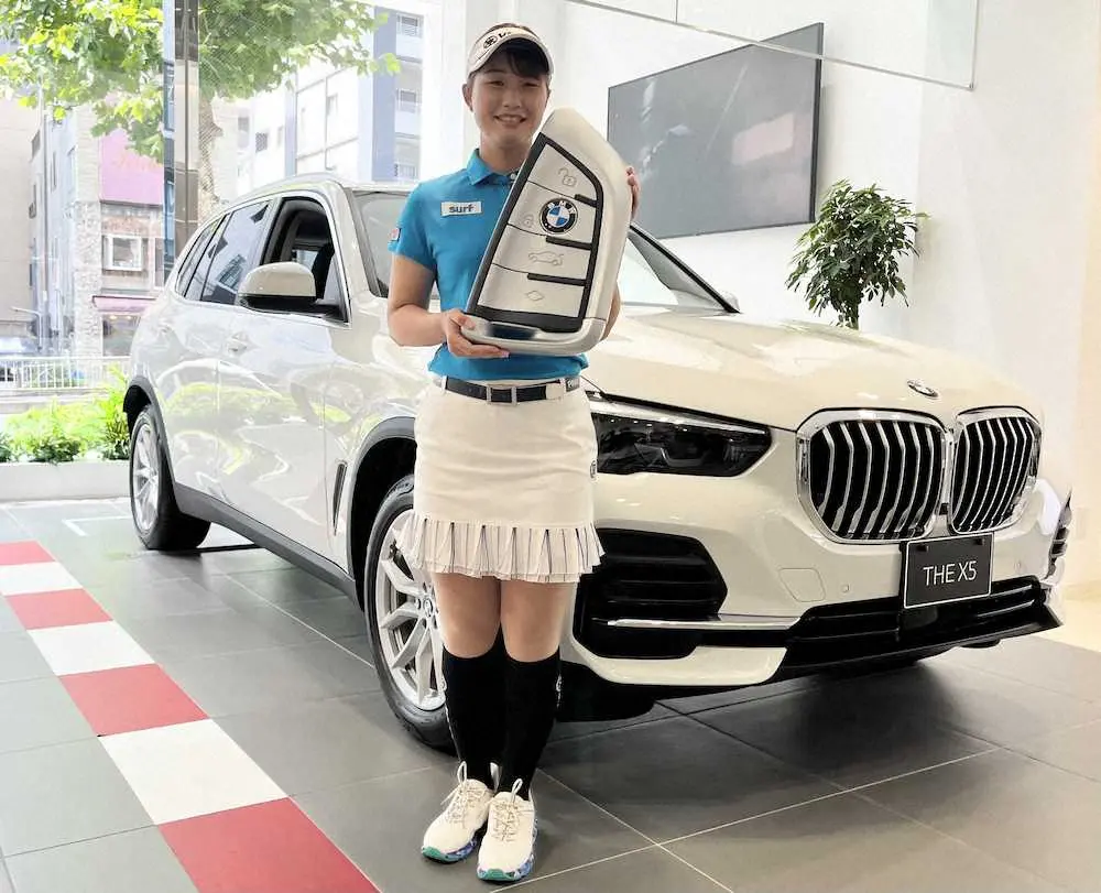 植竹希望がAbe　BMWとスポンサー契約「移動が楽しみな時間になる」女子ゴルフ　