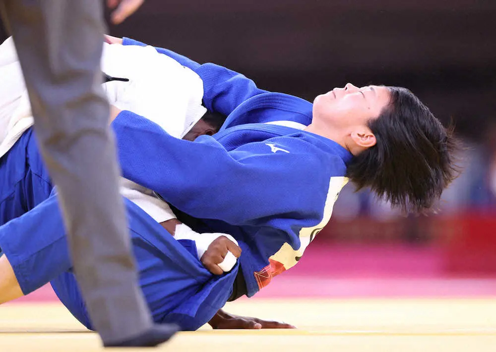浜田尚里がメダル逃す　もろさ露呈し5位終戦　柔道世界選手権