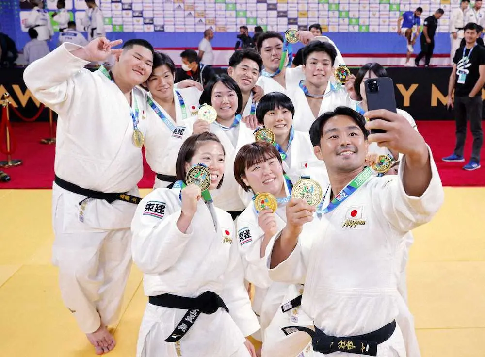 柔道日本　混合団体戦5連覇　増地監督「勝負は紙一重。選手を鍛えていきたい」