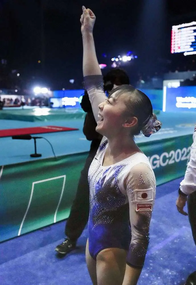 体操女子・宮田笙子、世界選手権初出場8位　跳馬で「ユルチェンコ2回ひねり」決めた