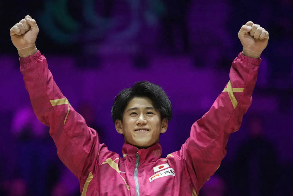 橋本大輝が金メダル「自分自身をコントロールできた」　谷川航も銅で日本人ダブル表彰台