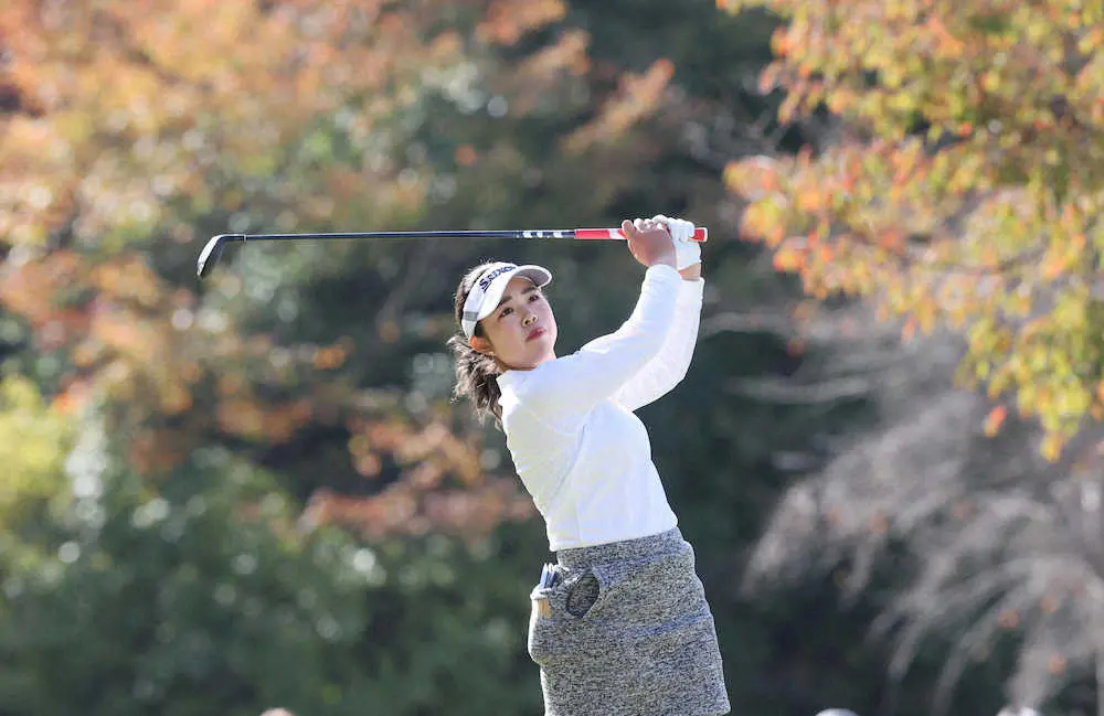 山下美夢有　69で2打差の3位と好位置キープ「久しぶりの優勝争いなので楽しめたら」