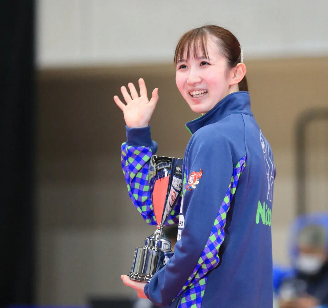 卓球女子日本代表の早田ひな