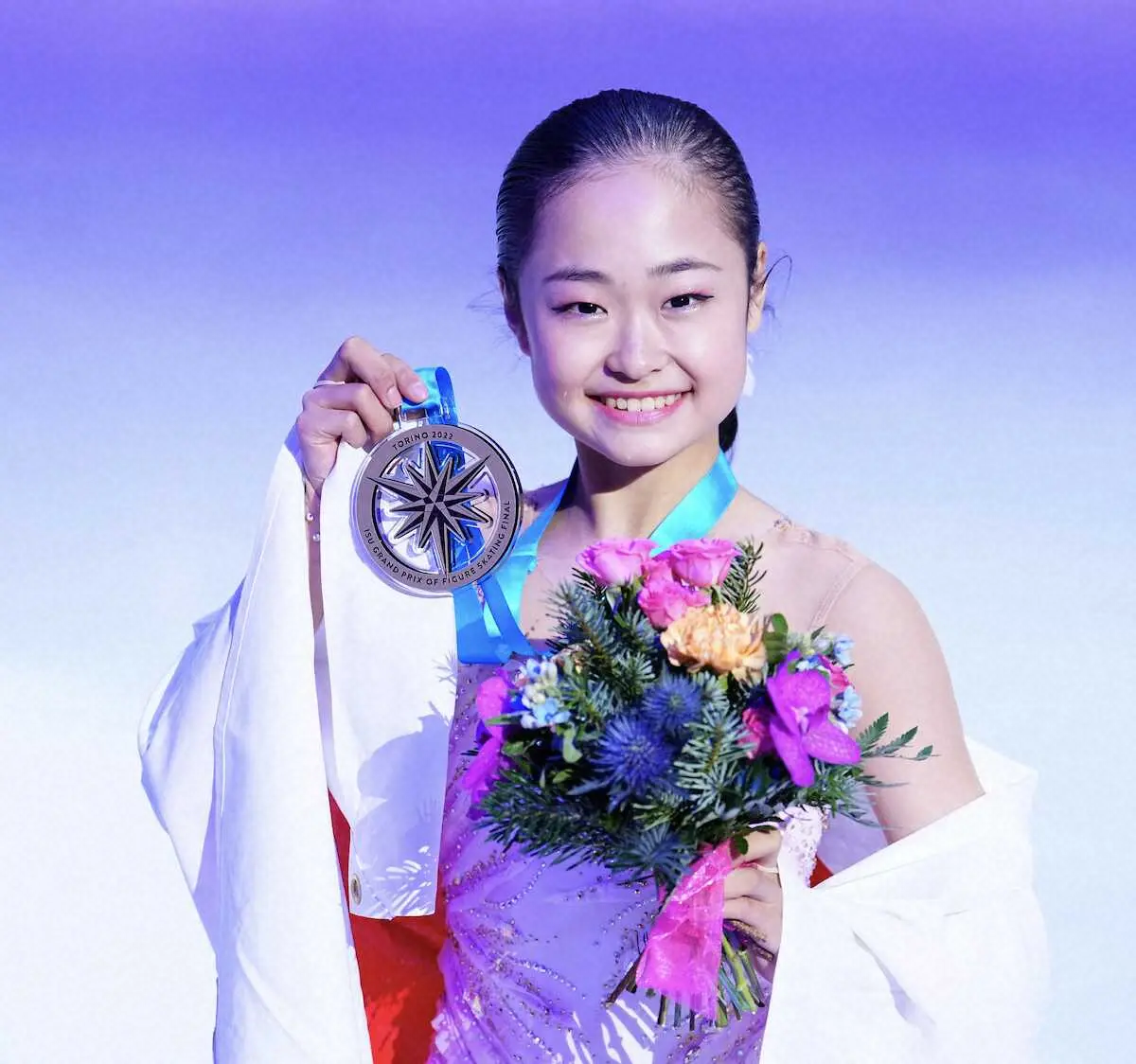 14歳島田、ジュニア女子V　SPに続きフリーもトップ　出場可能な8年後五輪で「優勝できる選手に」