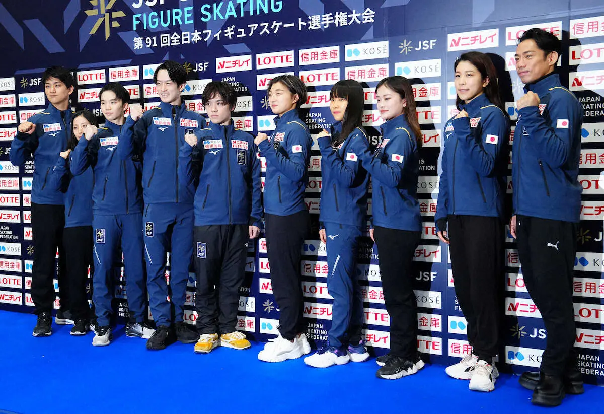 世界選手権代表　男子は宇野、山本、友野　全日本2位の島田は切符ならず
