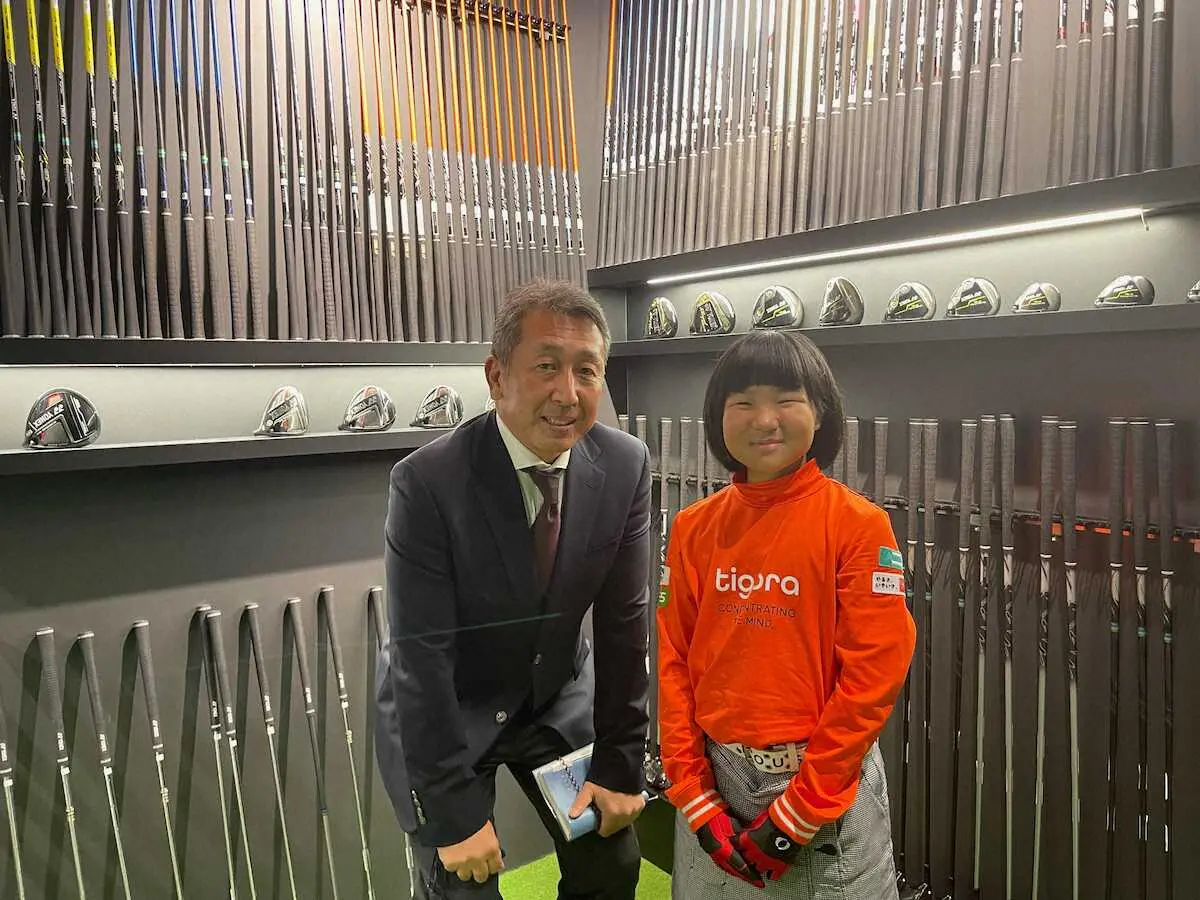 天才ゴルフ少女の須藤弥勒がヨネックスのクラブをテスト！遂にクラブメーカー選択か