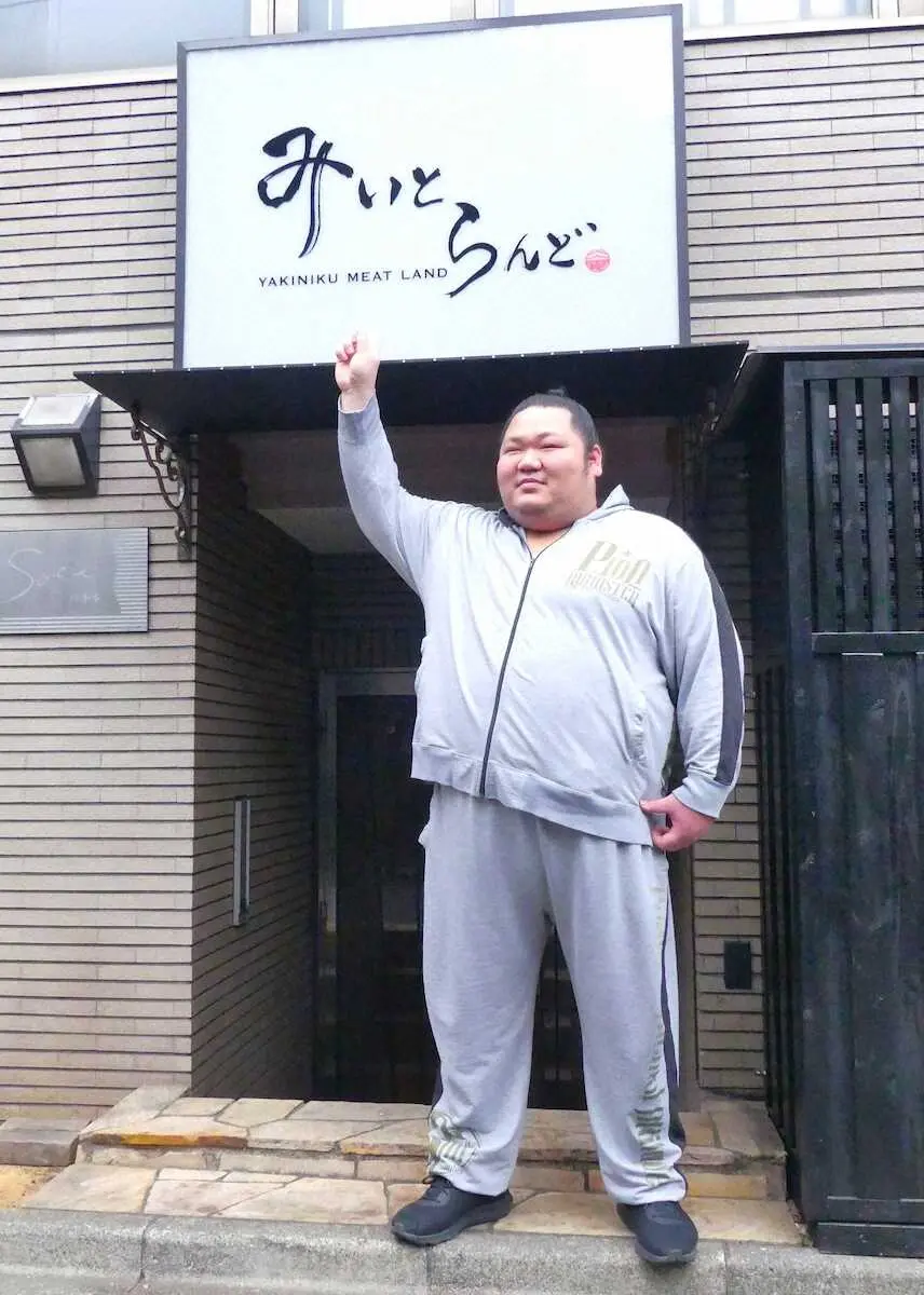 元小結・千代大龍の明月院秀政氏が1月に開業した東京・六本木の焼き肉店「みいとらんど」