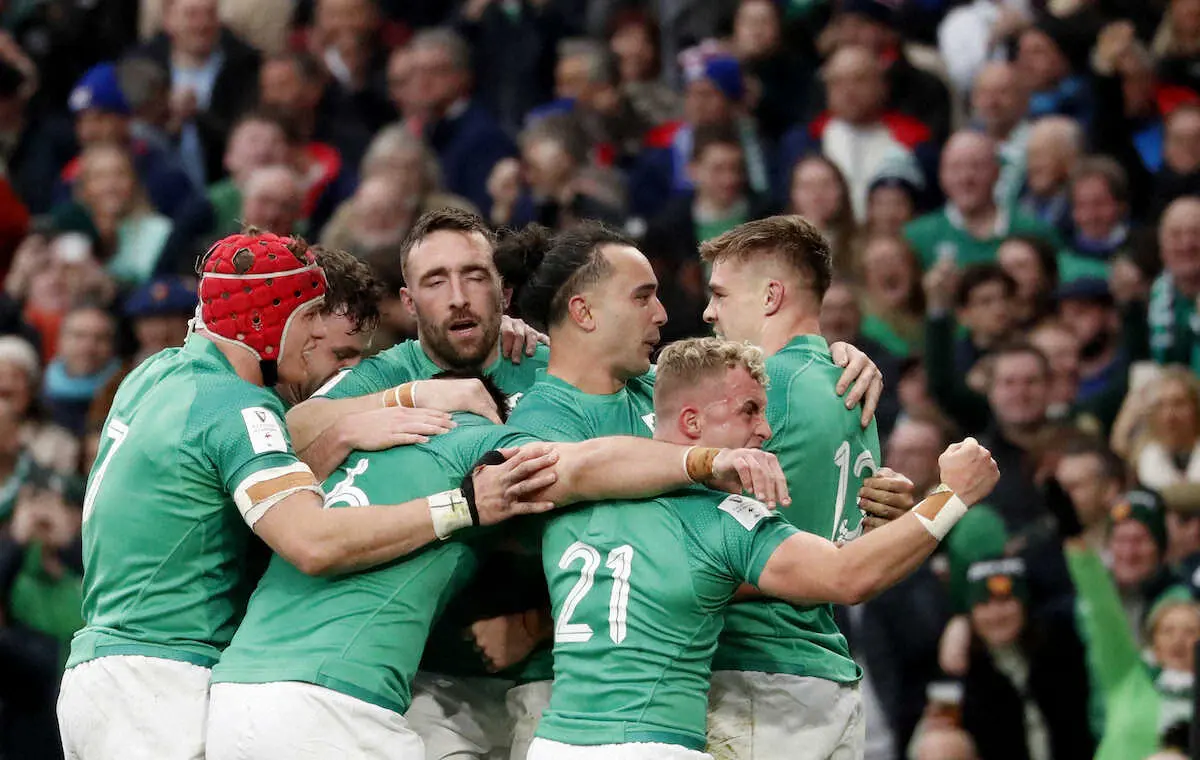 アイルランドが世界1、2位対決制し開幕2連勝　フランスのテストマッチ連勝を14で止める