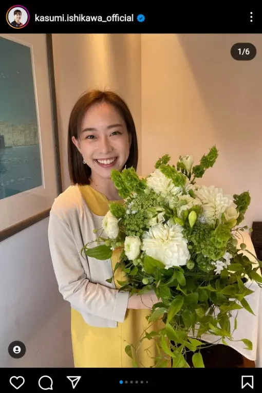 石川佳純　30歳のバースデーショット公開に祝福の嵐「卓球会史上最強美人さん」「笑顔が大好きです」