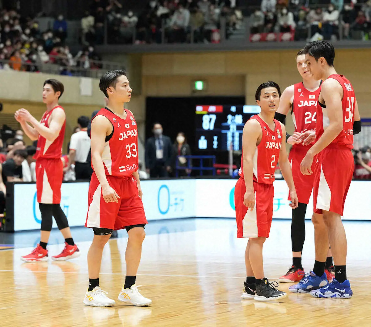 バスケ男子日本代表“Wユウキ”で5連勝締め　富樫＆河村のガード2人同時起用