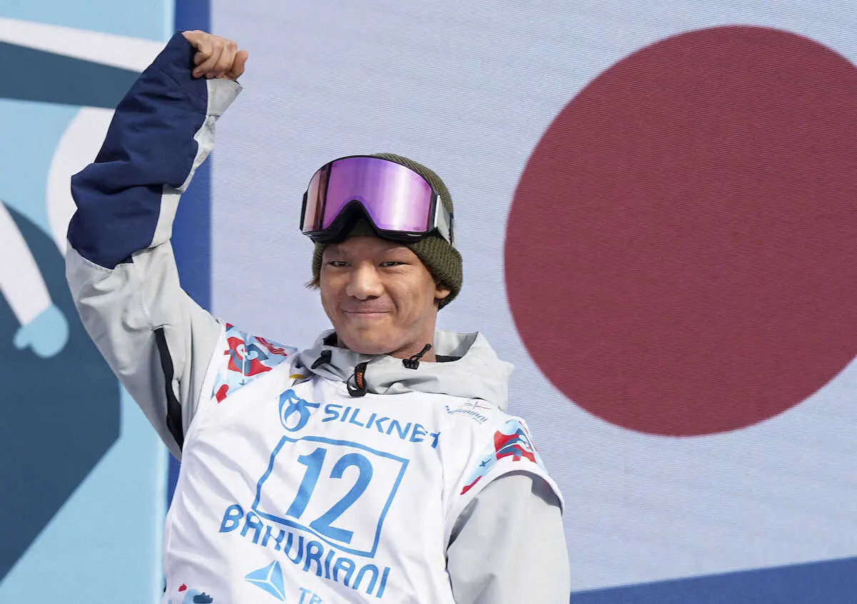 木俣椋真が銀メダル　スノーボード・スロープスタイル日本男子初の表彰台