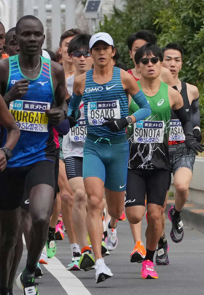 【東京マラソン】大迫傑と山下一貴が日本人トップ争い　其田健也が続く