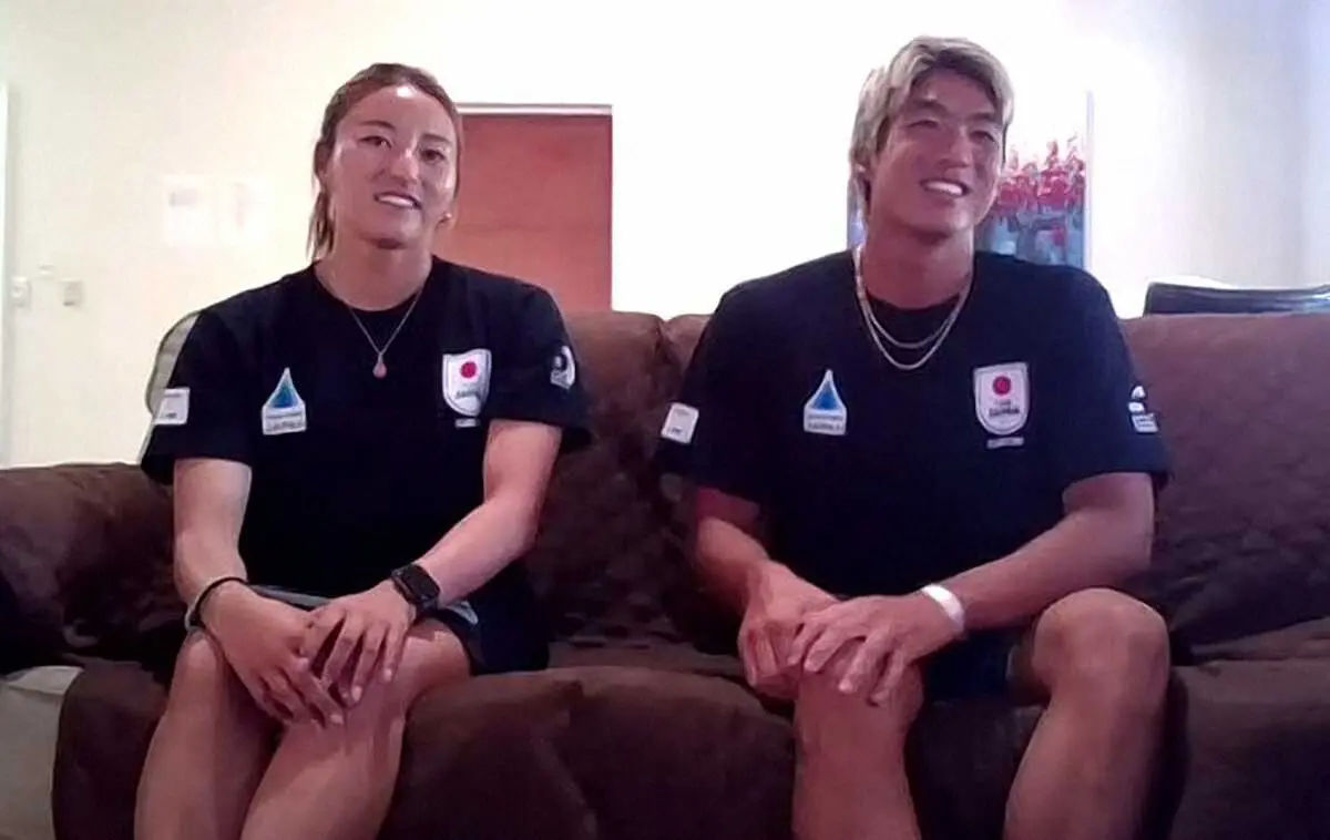 五十嵐「また凄い経験できる」松田「自分を超えられた」　サーフィン・パリ五輪代表内定の2人が喜びの声