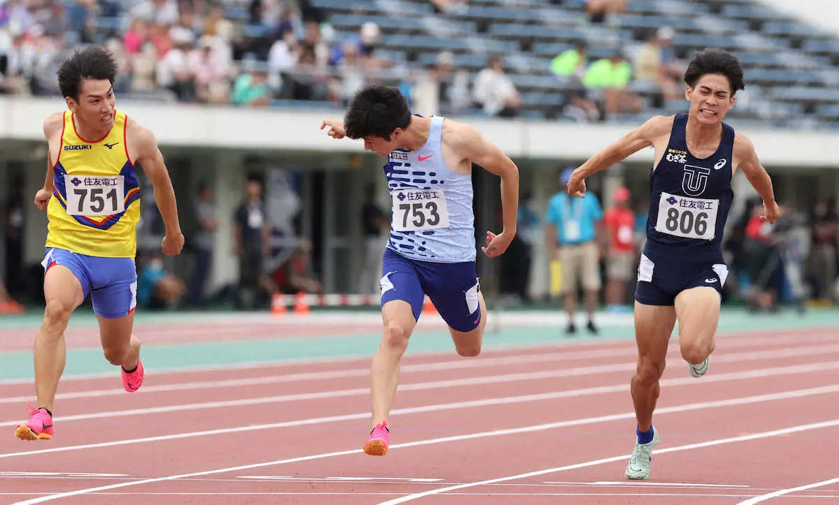 【陸上】多田修平は10秒21で準優勝「自分の道を貫いて走りたい」休養経て完全復活へ一歩