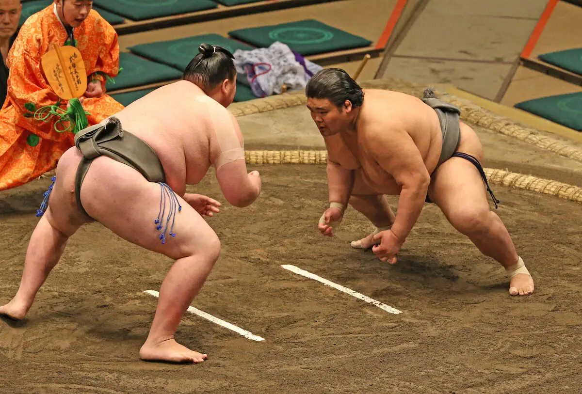 三段目・聖富士が同学年の元高校横綱・豪ノ湖に快勝「良い相撲だった」先場所の序二段Vで自信