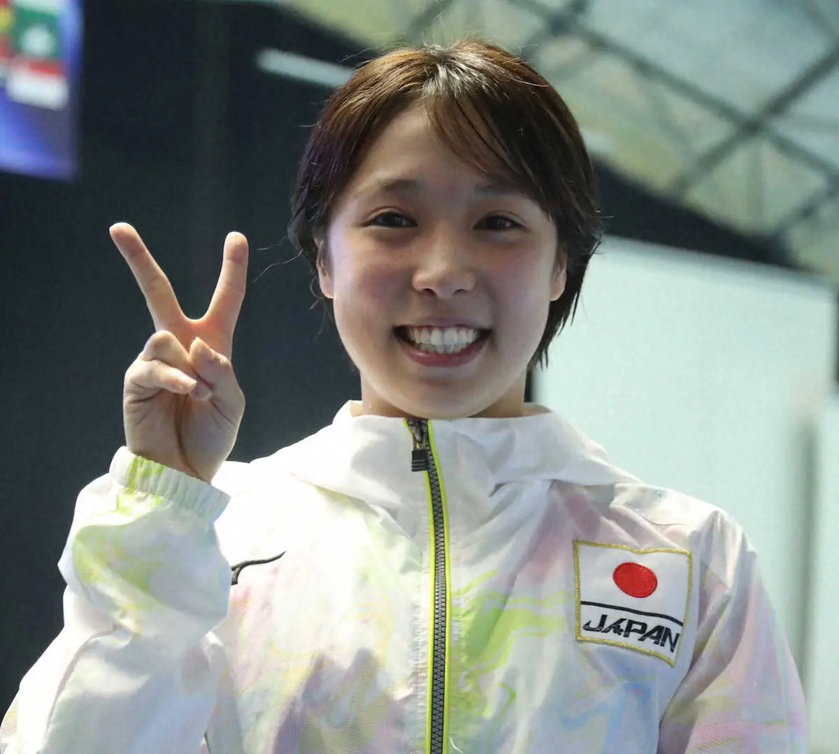 荒井祭里がパリ五輪代表内定へ　日本水泳陣の第1号「実感がわかない」