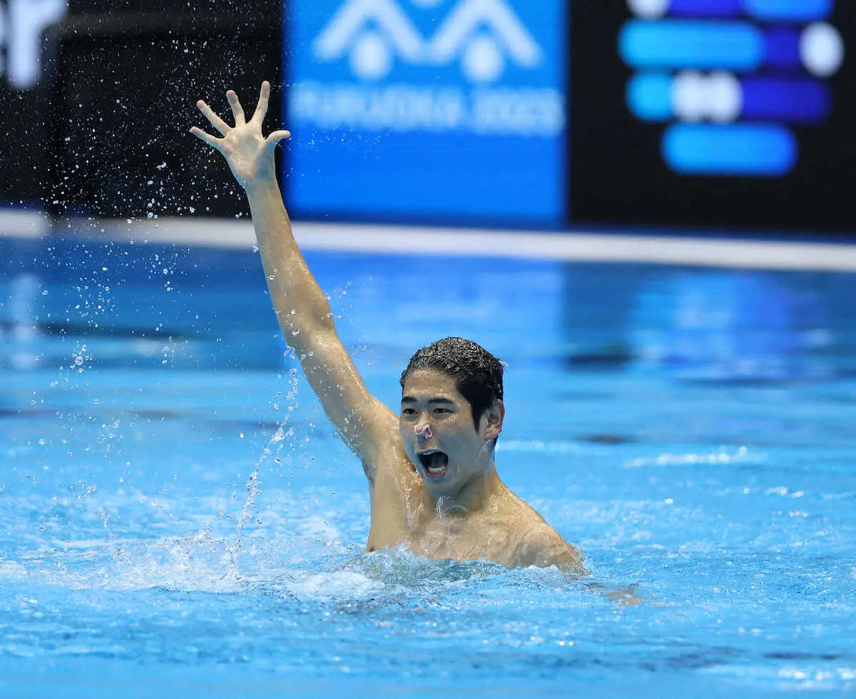 【世界水泳】ウォーターボーイ佐藤陽ソロはメダル逃す「広いプールを自分だけのものにする自信がない」