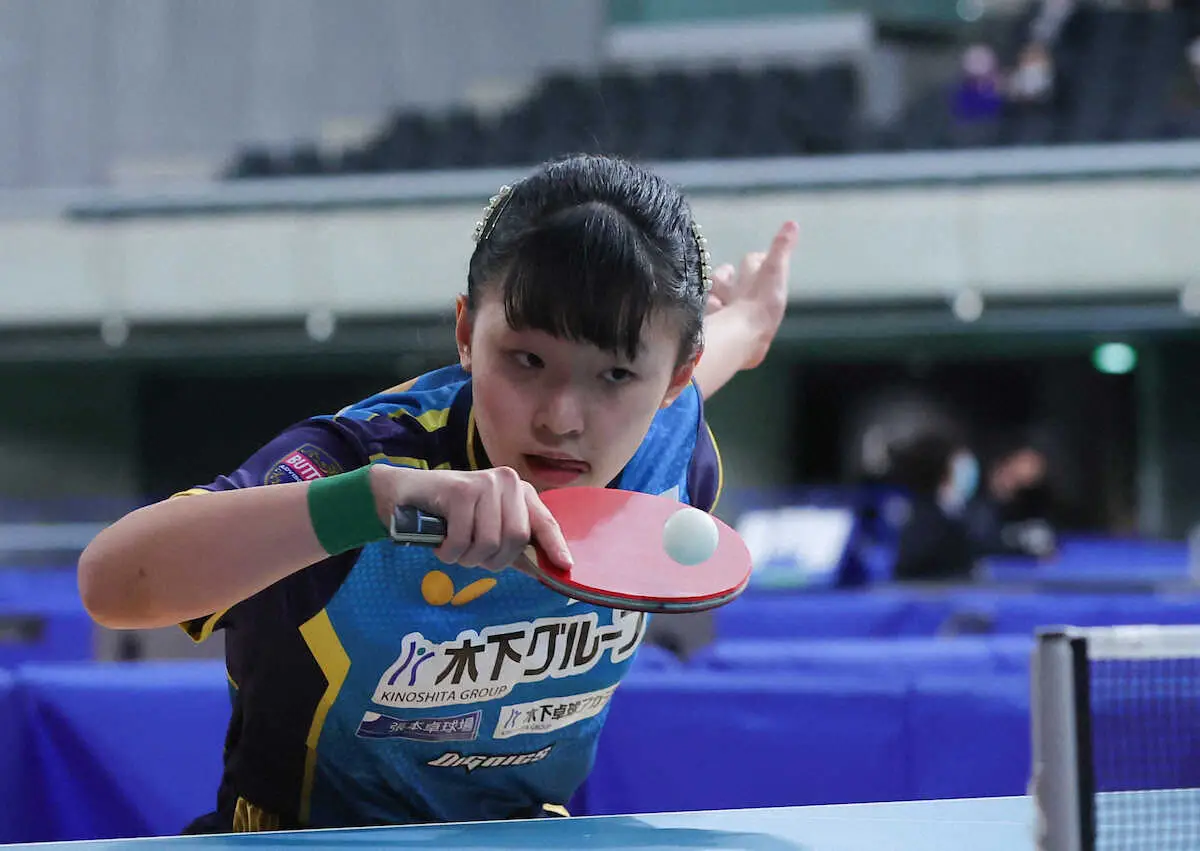【卓球】15歳・張本美和、6位に終わり「勝ちきれなかったのが悔しい」　全農カップ東京大会