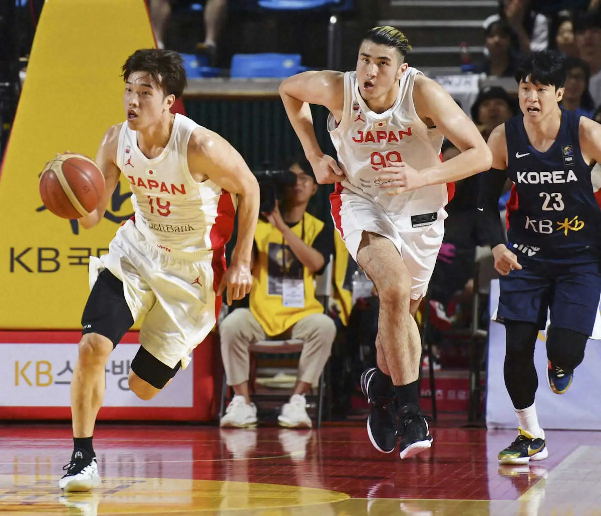 バスケットボール男子　韓国に勝利　ホーバス監督「やり返せた」