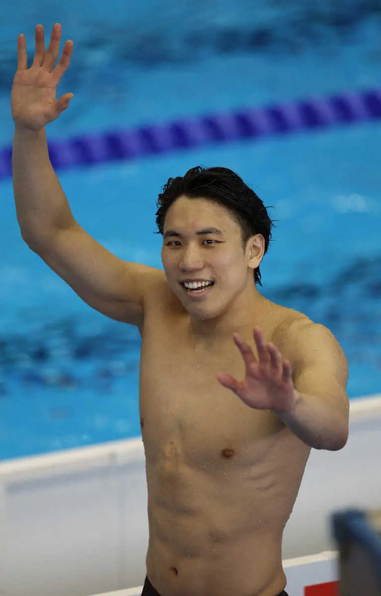 【世界水泳】カツオが全体8位で予選通過「思い通りのレースができた」200M自由形