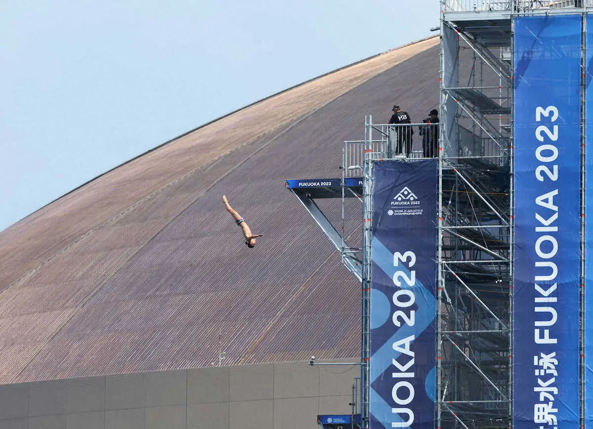 【世界水泳】荒田恭兵　高さ27メートルから歴史的ダイブ「今でも怖い。生きてることを実感する」