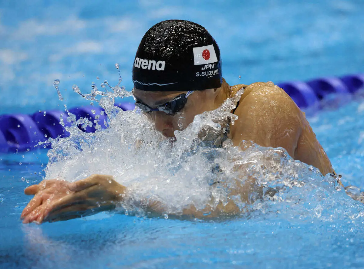 【世界水泳】鈴木聡美が地元・福岡で8位入賞「自分を褒めてあげたい」　100M平泳ぎ