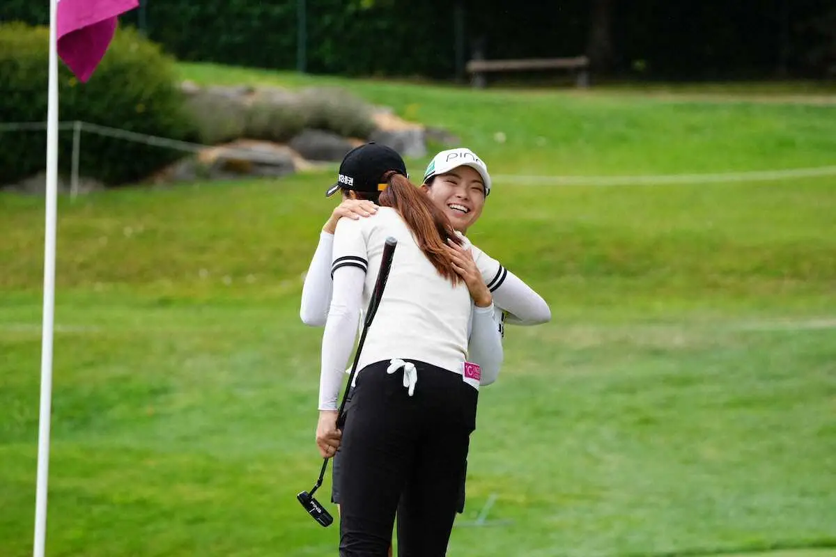 渋野日向子は4月以来の60台「粘り強くパーセーブできた」女子ゴルフ　メジャー第4戦エビアン選手権