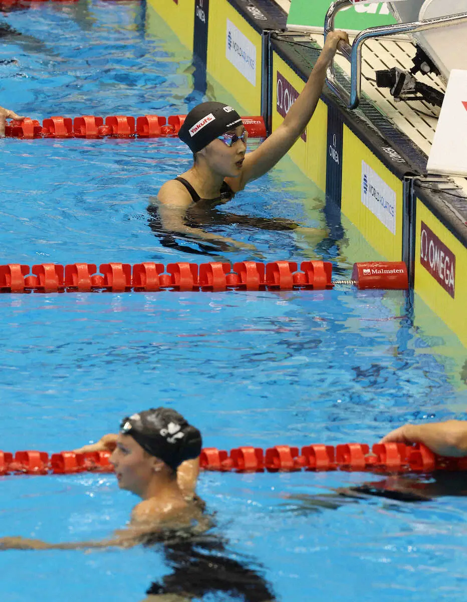 【世界水泳】16歳・成田実生8位「差があるなと感じた」400M個メ、日本女子は個人種目メダルなし