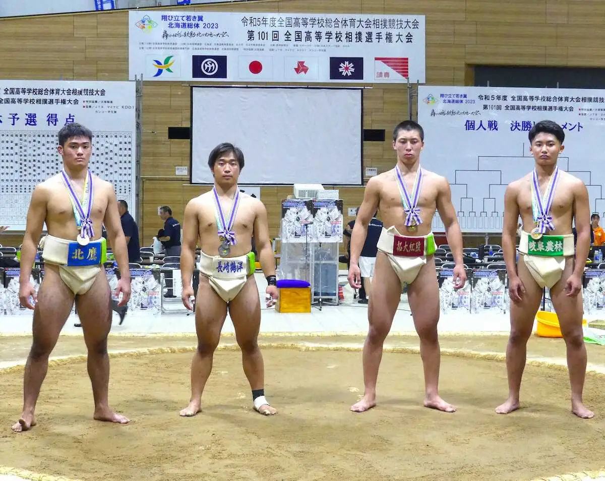 【相撲インターハイ】80キロ級は秋田北鷹2年の山城結が優勝！次の目標は2階級制覇
