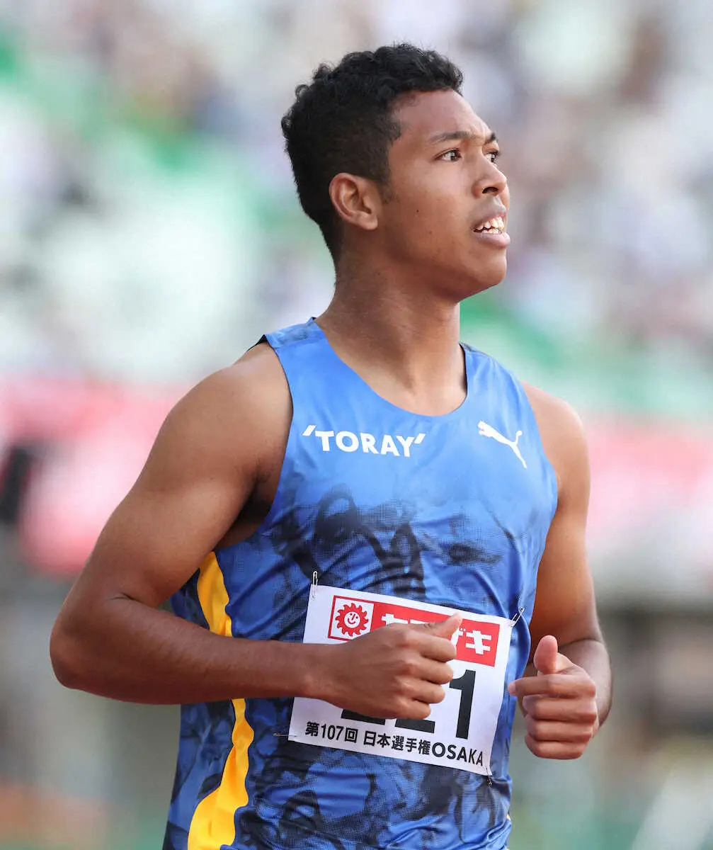 世界陸上、男子100m代表はサニブラウン、坂井隆一郎、柳田大輝の3人に決定