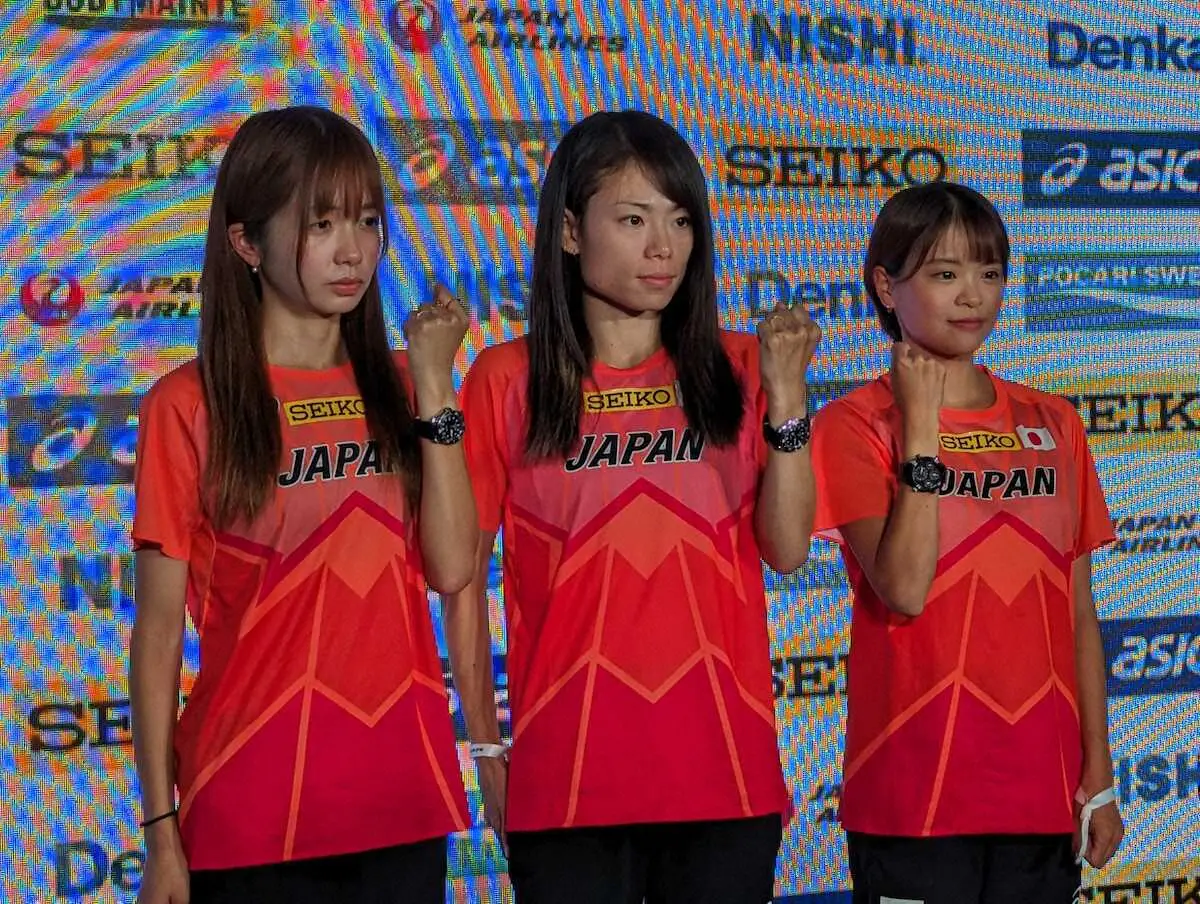 【世界陸上】女子マラソン　一度は遅れた松田が集団にカムバック、加世田と佐藤も先頭集団