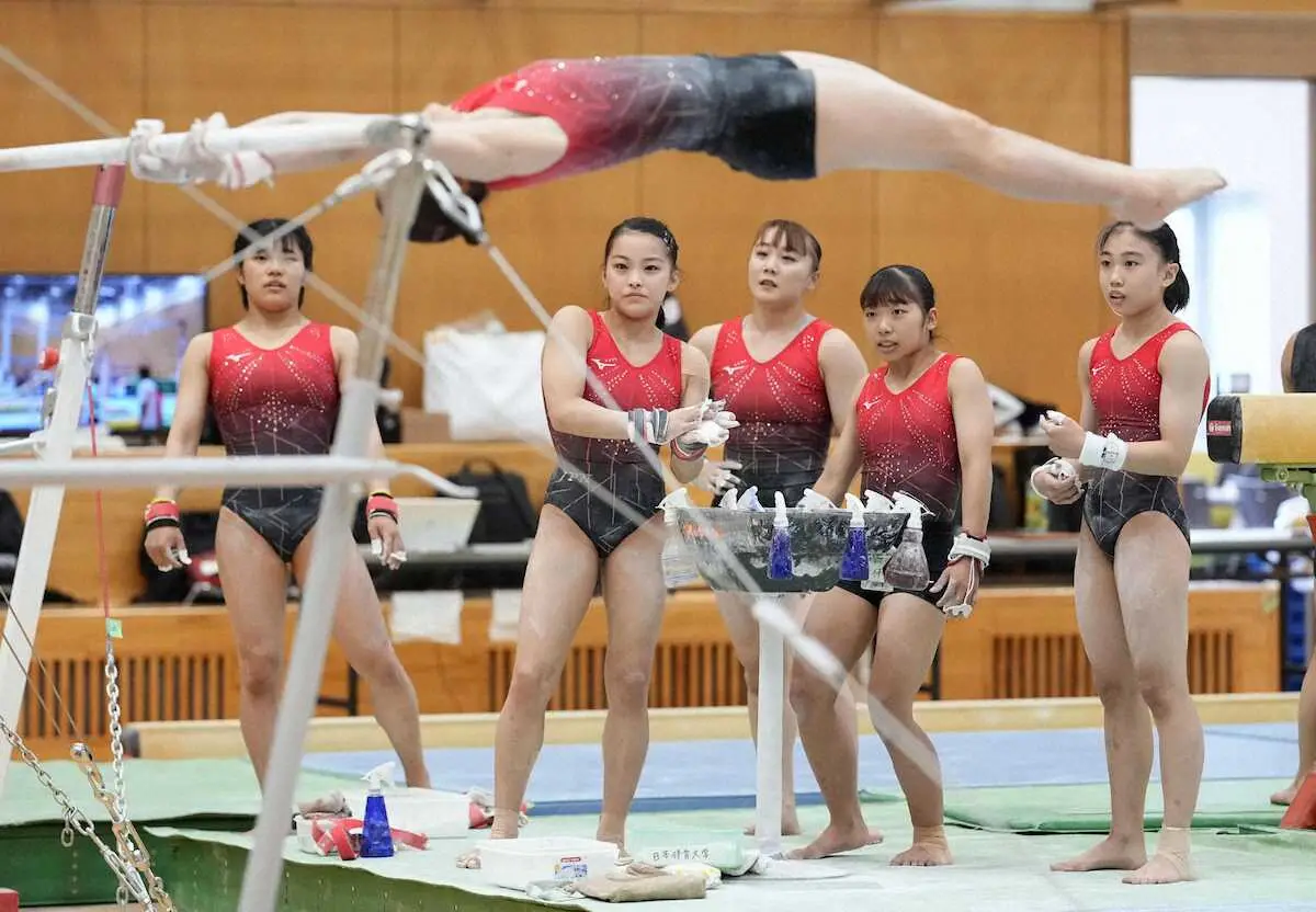 【体操】世界選手権女子代表が練習公開　宮田笙子「メダルを狙っていきたい」