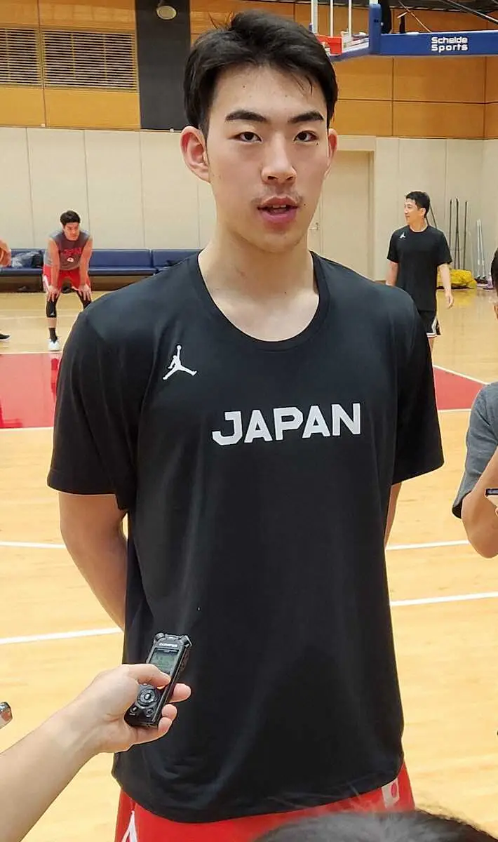 バスケ日本代表　18歳川島「自分も同じ舞台に立って歴史をつくりたい」